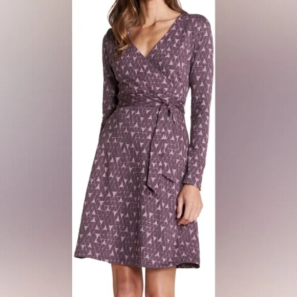 Toad&Co Dresses & Skirts - Toad & Co Huckleberry Cue Wrap Dress Size Small